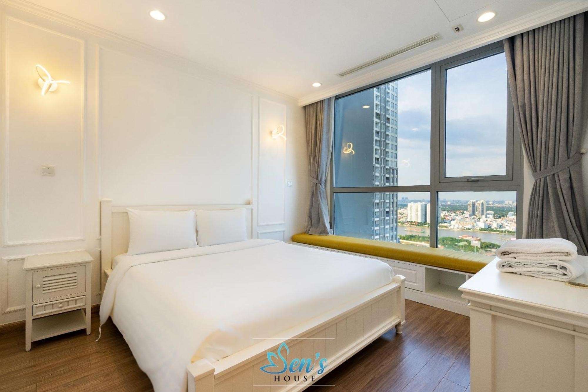 Free Airport Pick-Up - Luxury 3Br L3 High Floor With River View L3-30 Ho Chi Minh-Byen Eksteriør billede